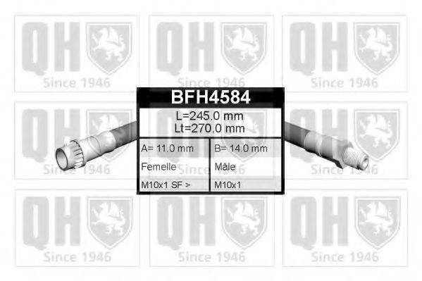 QUINTON HAZELL BFH4584 Тормозной шланг