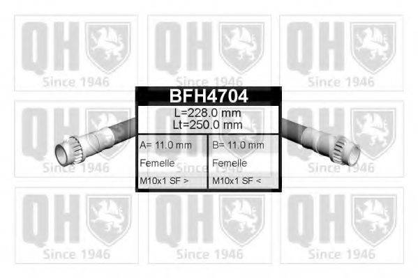 QUINTON HAZELL BFH4704 Тормозной шланг