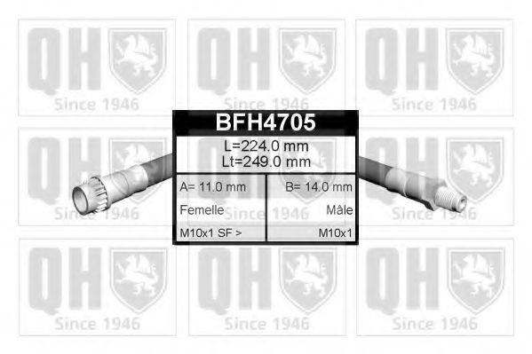 QUINTON HAZELL BFH4705 Тормозной шланг