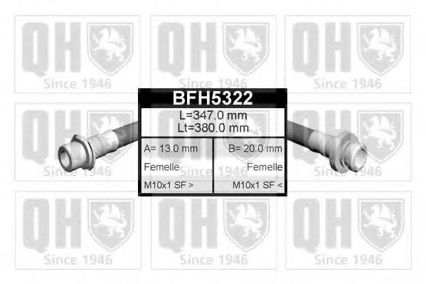 QUINTON HAZELL BFH5322 Тормозной шланг