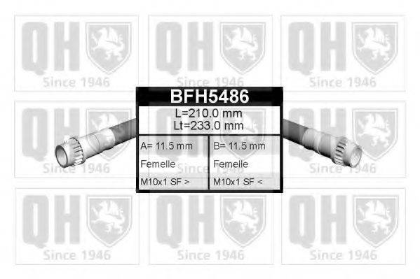 QUINTON HAZELL BFH5486 Тормозной шланг