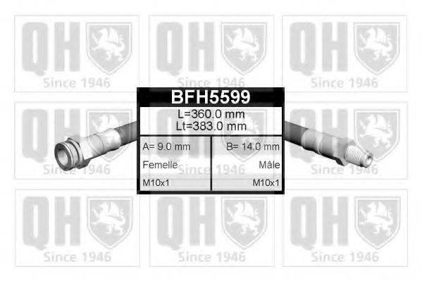 QUINTON HAZELL BFH5599 Тормозной шланг