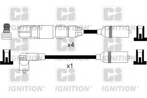 QUINTON HAZELL XC958 Комплект проводов зажигания