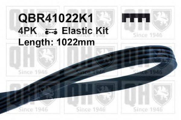 QUINTON HAZELL QBR41022K1 Поликлиновой ременный комплект