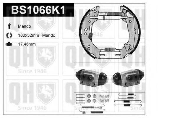 QUINTON HAZELL BS1066K1 Комплект тормозов, барабанный тормозной механизм