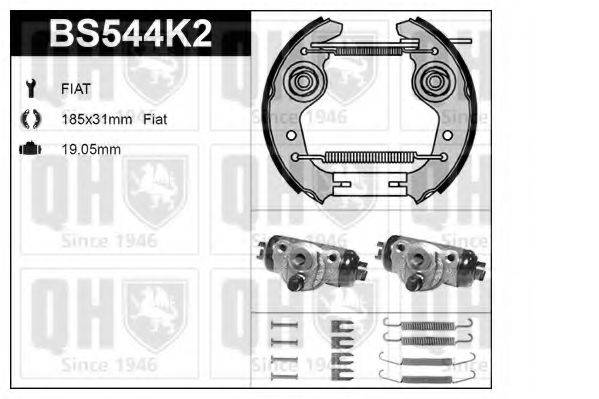 QUINTON HAZELL BS544K2 Комплект тормозов, барабанный тормозной механизм