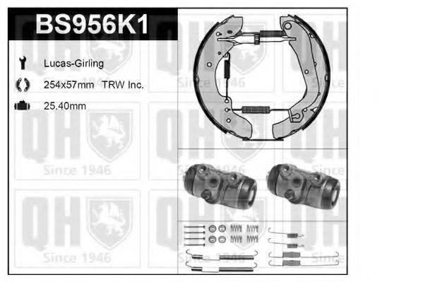 QUINTON HAZELL BS956K1 Комплект тормозов, барабанный тормозной механизм