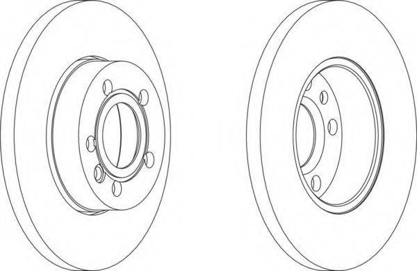 FERODO DDF1011C1 Тормозной диск