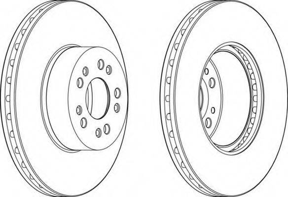 FERODO DDF10611 Тормозной диск