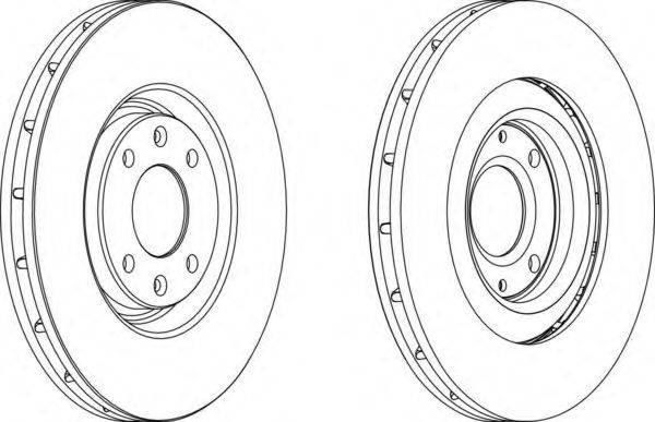 FERODO DDF10651 Тормозной диск