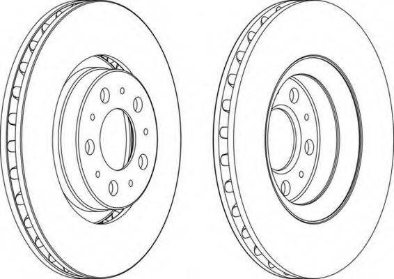 FERODO DDF1078C1 Тормозной диск