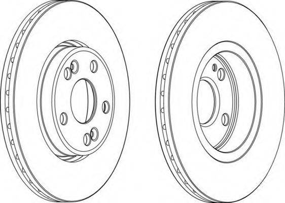 FERODO DDF11231 Тормозной диск