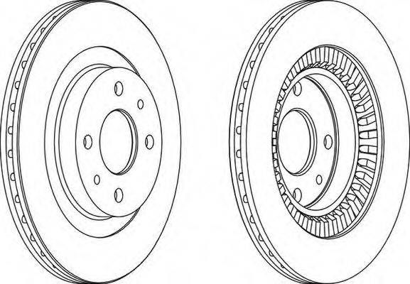 FERODO DDF11471 Тормозной диск