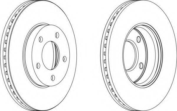 FERODO DDF12091 Тормозной диск