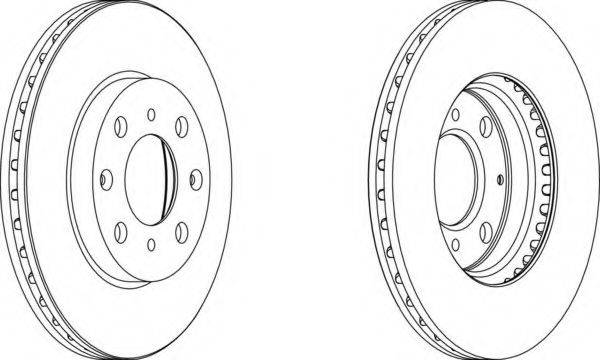 FERODO DDF12311 Тормозной диск