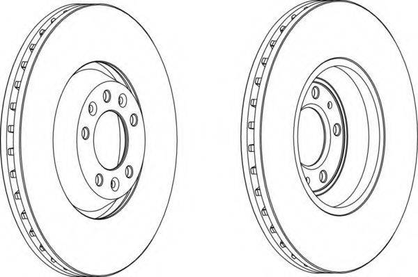 FERODO DDF12741 Тормозной диск