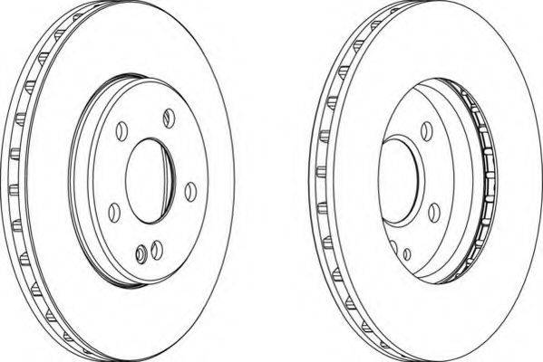 FERODO DDF1316C1 Тормозной диск