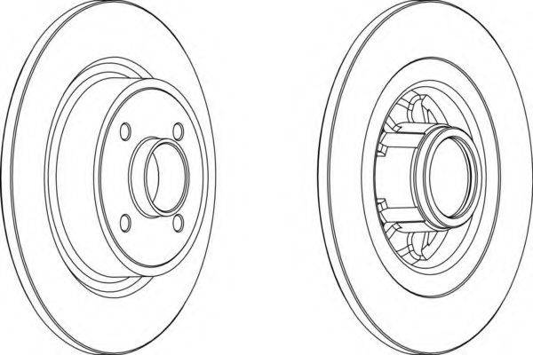 FERODO DDF13811 Тормозной диск