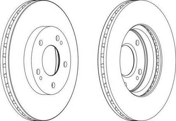 FERODO DDF13931 Тормозной диск