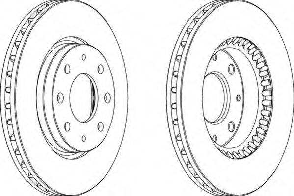 FERODO DDF15281 Тормозной диск