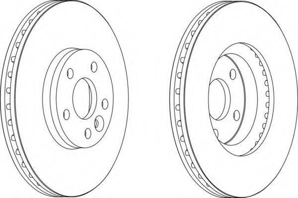 FERODO DDF15671 Тормозной диск