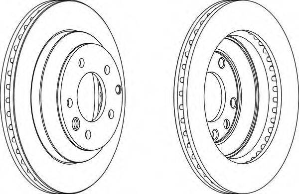 FERODO DDF1580C1 Тормозной диск