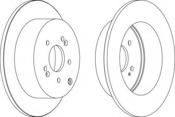 FERODO DDF16711 Тормозной диск
