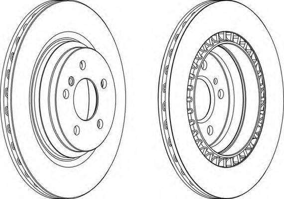 FERODO DDF1771C1 Тормозной диск