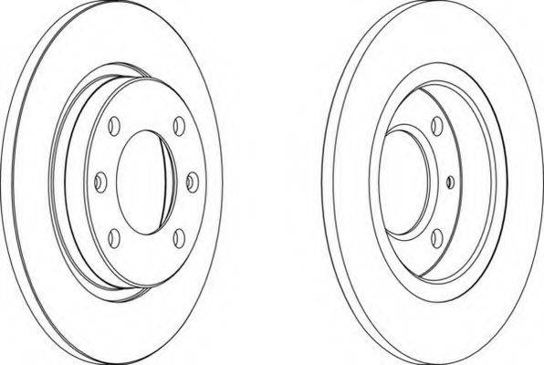 FERODO DDF2381 Тормозной диск