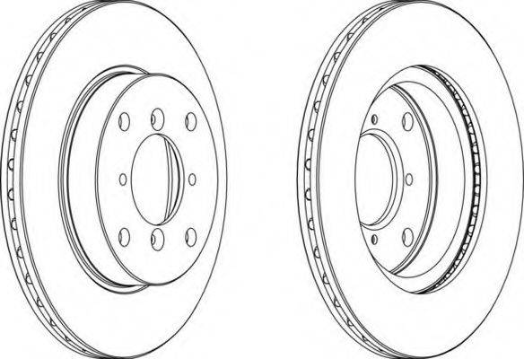 FERODO DDF4001 Тормозной диск