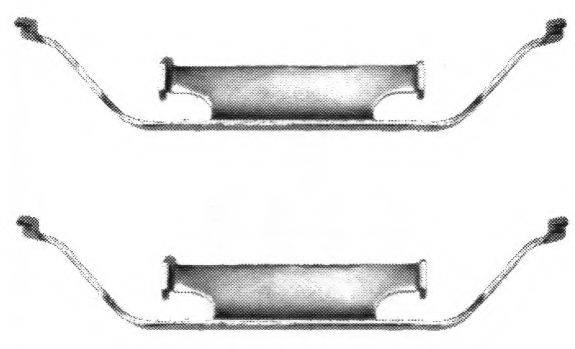 FERODO FBA484 Комплектующие, колодки дискового тормоза