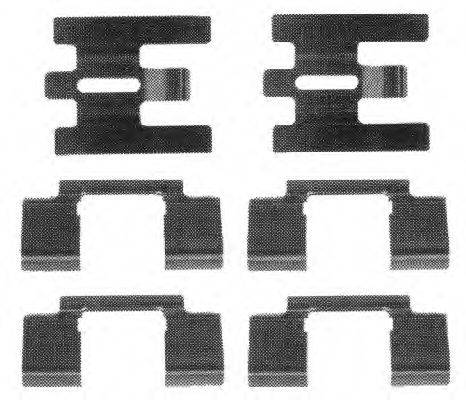 FERODO FBA527 Комплектующие, колодки дискового тормоза
