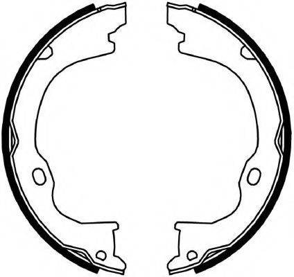 FERODO FSB4060 Комплект тормозных колодок, стояночная тормозная система