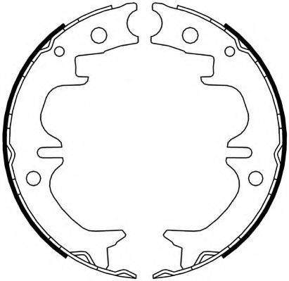 FERODO FSB4069 Комплект тормозных колодок, стояночная тормозная система