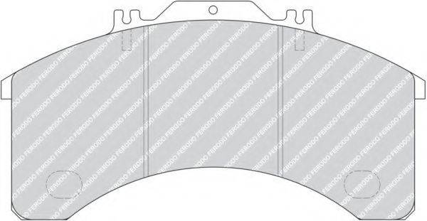 FERODO FCV773 Комплект тормозных колодок, дисковый тормоз