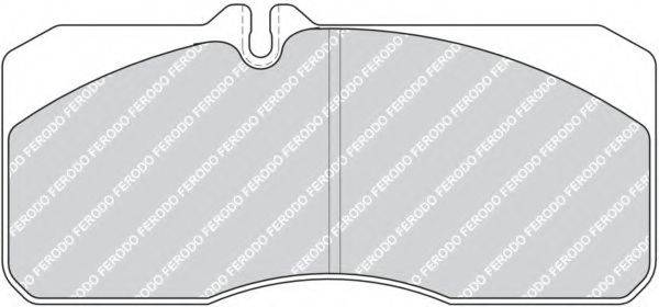 FERODO FCV987 Комплект тормозных колодок, дисковый тормоз