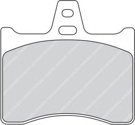 FERODO FDB1070 Комплект тормозных колодок, дисковый тормоз