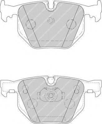 FERODO FDB1673 Комплект тормозных колодок, дисковый тормоз