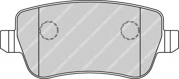 FERODO FDB1797 Комплект тормозных колодок, дисковый тормоз
