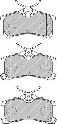 FERODO FDB1895 Комплект тормозных колодок, дисковый тормоз