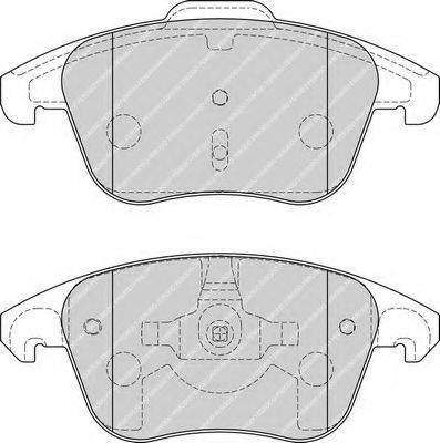 FERODO FDB1972 Комплект тормозных колодок, дисковый тормоз