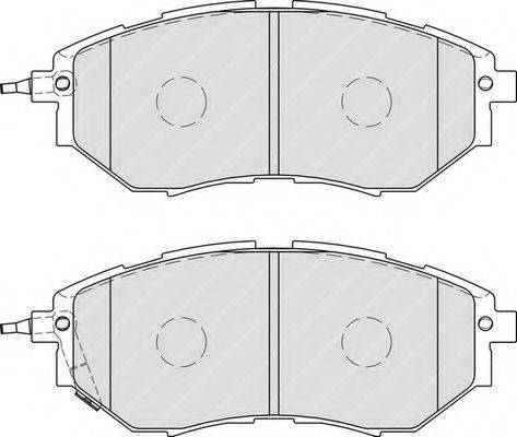 FERODO FDB1984 Комплект тормозных колодок, дисковый тормоз