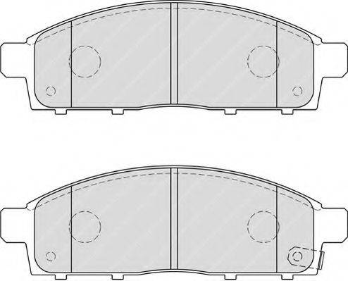 FERODO FDB4023 Комплект тормозных колодок, дисковый тормоз