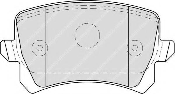FERODO FDB4058 Комплект тормозных колодок, дисковый тормоз
