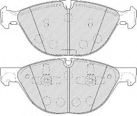 FERODO FDB4079 Комплект тормозных колодок, дисковый тормоз
