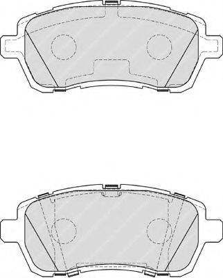 FERODO FDB4179 Комплект тормозных колодок, дисковый тормоз