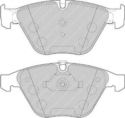 FERODO FDB4191 Комплект тормозных колодок, дисковый тормоз