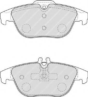 FERODO FDB4220 Комплект тормозных колодок, дисковый тормоз