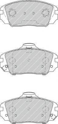 FERODO FDB4246 Комплект тормозных колодок, дисковый тормоз