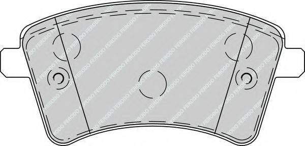 FERODO FDB4256 Комплект тормозных колодок, дисковый тормоз